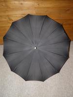 Antique Ladies Black Canopy Umbrella & Repousse GP Collar With Vacant Cartouche (4 of 11) Antique Ladies Black Canopy Umbrella & Repousse GP Collar With Vacant Cartouche (4 of 11)
