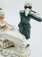 Dresden Germany Porcelain Figurine Musicians Playing Piano & Flute (6 of 9) Dresden Germany Porcelain Figurine Musicians Playing Piano & Flute (6 of 9)