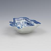 Caughley Porcelain Large Leaf Shaped Pickle Dish Fisherman Pattern c.1780 (5 of 9) Caughley Porcelain Large Leaf Shaped Pickle Dish Fisherman Pattern c.1780 (5 of 9)