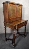 19th Century French Rosewood & Brass Inlaid Bonheur Du Jour (12 of 12) 19th Century French Rosewood & Brass Inlaid Bonheur Du Jour (12 of 12)