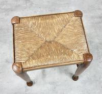 Rush Seated Antique Stool (3 of 4) Rush Seated Antique Stool (3 of 4)