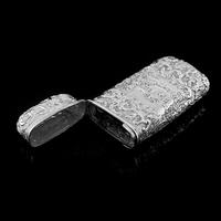Antique Solid Silver Victorian Cigar Cheroot Case "Castle Top" Windsor Castle Design - Nathaniel Mills 1844 (5 of 12) Antique Solid Silver Victorian Cigar Cheroot Case "Castle Top" Windsor Castle Design - Nathaniel Mills 1844 (5 of 12)