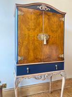 Vintage Burr Walnut Louis XV Style Drinks Cabinet (9 of 12) Vintage Burr Walnut Louis XV Style Drinks Cabinet (9 of 12)