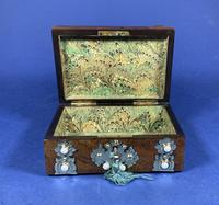 Victorian Brassbound Burr Walnut Box (9 of 12) Victorian Brassbound Burr Walnut Box (9 of 12)