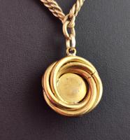 Victorian Agate Snake Pendant, Pinchbeck Albert Chain (8 of 12) Victorian Agate Snake Pendant, Pinchbeck Albert Chain (8 of 12)