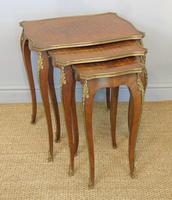 Antique French Nest of Tables Ormolu Mounts (4 of 6) Antique French Nest of Tables Ormolu Mounts (4 of 6)