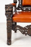 Superb Pair of Oak Throne Chairs (5 of 14) Superb Pair of Oak Throne Chairs (5 of 14)