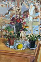 Stunning Original Art Deco Style Contemporary Figural Still Life Oil Painting (2 of 10) Stunning Original Art Deco Style Contemporary Figural Still Life Oil Painting (2 of 10)