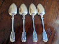 Set of Four Solid Silver Tea Spoons (2 of 5) Set of Four Solid Silver Tea Spoons (2 of 5)