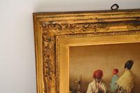 Antique Oil Painting in Gilt Wood Frame (8 of 9) Antique Oil Painting in Gilt Wood Frame (8 of 9)