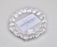 Victorian 6" Silver Card Tray by Martin Hall & Co, London 1891 (4 of 7) Victorian 6" Silver Card Tray by Martin Hall & Co, London 1891 (4 of 7)