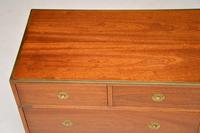 Antique Military Campaign Style Mahogany Chest / Sideboard (8 of 9) Antique Military Campaign Style Mahogany Chest / Sideboard (8 of 9)