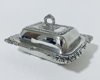 Antique Solid Sterling Silver Butter Dish & Cover (2 of 12) Antique Solid Sterling Silver Butter Dish & Cover (2 of 12)