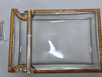 19thc Antique French Gilt Bronze Ormolu & Cut Crystal Desk Set - Letter Rack Holder, Pen / Note Tray & Pot (14 of 17) 19thc Antique French Gilt Bronze Ormolu & Cut Crystal Desk Set - Letter Rack Holder, Pen / Note Tray & Pot (14 of 17)