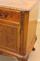 Burr Walnut Queen Anne Style Sideboard Server c.1930 (14 of 16) Burr Walnut Queen Anne Style Sideboard Server c.1930 (14 of 16)