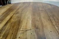 19th Century French Chestnut Circular Drop Leaf Table (9 of 10) 19th Century French Chestnut Circular Drop Leaf Table (9 of 10)