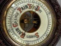 Antique Round Aneroid Wall Barometer (3 of 4) Antique Round Aneroid Wall Barometer (3 of 4)