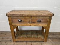 Rustic Wooden Sideboard with Two Drawers (3 of 10) Rustic Wooden Sideboard with Two Drawers (3 of 10)