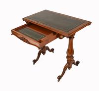 Victorian Writing Table Walnut Tulip Leg Desk c.1880 (8 of 10) Victorian Writing Table Walnut Tulip Leg Desk c.1880 (8 of 10)