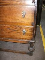 Two Drawer Fall Front Oak Bureau (3 of 3) Two Drawer Fall Front Oak Bureau (3 of 3)