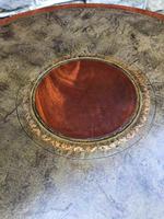 Quality Mahogany & Leather Drum Coffee Table (7 of 8) Quality Mahogany & Leather Drum Coffee Table (7 of 8)