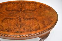 Antique Burr Walnut Oval Coffee Table (7 of 8) Antique Burr Walnut Oval Coffee Table (7 of 8)