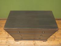 Small Antique Black Painted Chest of Drawers, Gothic Shabby Chic (2 of 13) Small Antique Black Painted Chest of Drawers, Gothic Shabby Chic (2 of 13)