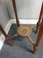 Edwardian Antique Painted Games Oak Side Table Glass Top (3 of 8) Edwardian Antique Painted Games Oak Side Table Glass Top (3 of 8)
