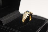 18ct Gold, Diamond & Sapphire Ring, size U, weighing 4.6g (7 of 8) 18ct Gold, Diamond & Sapphire Ring, size U, weighing 4.6g (7 of 8)