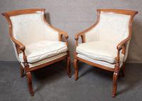 Pair of French Empire Style Armchairs (7 of 13) Pair of French Empire Style Armchairs (7 of 13)