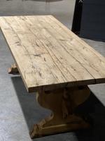 Large Rustic Bleached Oak Farmhouse Refectory Dining Table (11 of 25) Large Rustic Bleached Oak Farmhouse Refectory Dining Table (11 of 25)