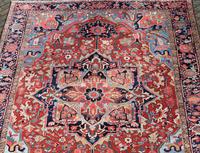 Antique Heriz Room Size Carpet 360x271cm (4 of 9) Antique Heriz Room Size Carpet 360x271cm (4 of 9)