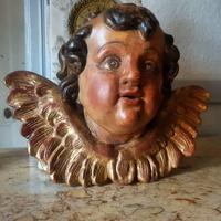 Antique Bust, Tete ď Angelot Putti, Cherub Carving (5 of 5) Antique Bust, Tete ď Angelot Putti, Cherub Carving (5 of 5)