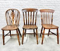 6 Assorted Windsor Kitchen Chairs (4 of 6) 6 Assorted Windsor Kitchen Chairs (4 of 6)