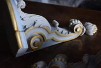 Late 19th Century Gilt and White Painted Corner Wall Brackets (7 of 10) Late 19th Century Gilt and White Painted Corner Wall Brackets (7 of 10)