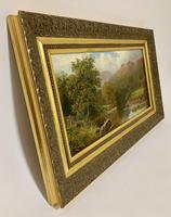 Antique Oil on Canvas of a Countryside Scene (8 of 9) Antique Oil on Canvas of a Countryside Scene (8 of 9)