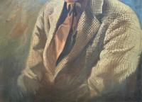 Superb Original Vintage Antique Portrait Oil Painting Of A Gent In Tweed Jacket (7 of 12) Superb Original Vintage Antique Portrait Oil Painting Of A Gent In Tweed Jacket (7 of 12)