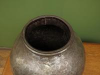 Large Antique Metal Pot, Decorative Vase, early 20th century hammered metal (12 of 12) Large Antique Metal Pot, Decorative Vase, early 20th century hammered metal (12 of 12)