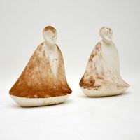 Pair of Distressed Clay Sculptures Vintage 1960’s (2 of 10) Pair of Distressed Clay Sculptures Vintage 1960’s (2 of 10)