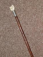 Antique kendall hallmarked 1925 silver walking/dress cane w/carved fist handle (5 of 9) Antique kendall hallmarked 1925 silver walking/dress cane w/carved fist handle (5 of 9)