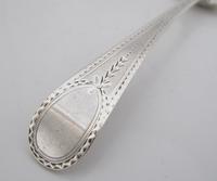 Georgian silver bright-cut serving spoon Hester Bateman London 1789 (7 of 7) Georgian silver bright-cut serving spoon Hester Bateman London 1789 (7 of 7)