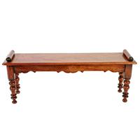 Victorian Mahogany Window Seat Bench (2 of 8) Victorian Mahogany Window Seat Bench (2 of 8)
