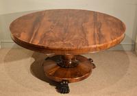 19th Century Rosewood Breakfast Table with Hairy Paw Feet (2 of 9) 19th Century Rosewood Breakfast Table with Hairy Paw Feet (2 of 9)