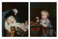 Wonderful Pair of Antique Oil Paintings of Children - Frank Albert Philips 1835 - 1903 (2 of 11) Wonderful Pair of Antique Oil Paintings of Children - Frank Albert Philips 1835 - 1903 (2 of 11)