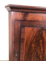 Antique 19th Century Inlaid Mahogany Corner Cupboard (9 of 9) Antique 19th Century Inlaid Mahogany Corner Cupboard (9 of 9)