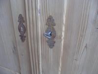 Antique Pine 2 Door Knockdown Wardrobe / Linen / Storage Cupboard to wax / paint (9 of 10) Antique Pine 2 Door Knockdown Wardrobe / Linen / Storage Cupboard to wax / paint (9 of 10)