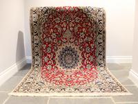 Vintage Persian Isfahan Rug (3 of 6) Vintage Persian Isfahan Rug (3 of 6)