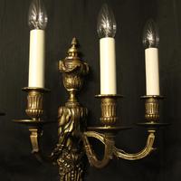 French 19th Century Pair of Bronze Antique Wall Sconces (6 of 10) French 19th Century Pair of Bronze Antique Wall Sconces (6 of 10)