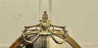 Long Oval Art Deco Gilt Brass Wall Mirror (3 of 4) Long Oval Art Deco Gilt Brass Wall Mirror (3 of 4)