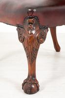 Pair of Chippendale Style Leather Gainsborough Chairs (4 of 8) Pair of Chippendale Style Leather Gainsborough Chairs (4 of 8)